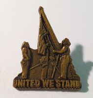 AA302 - Pin United we Stand  /  Fahne Flagge USA
