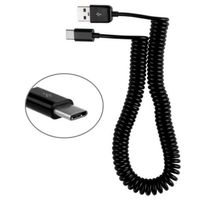 3m Spiral USB-C / Typ-C 3.1 zu USB 2.0 L