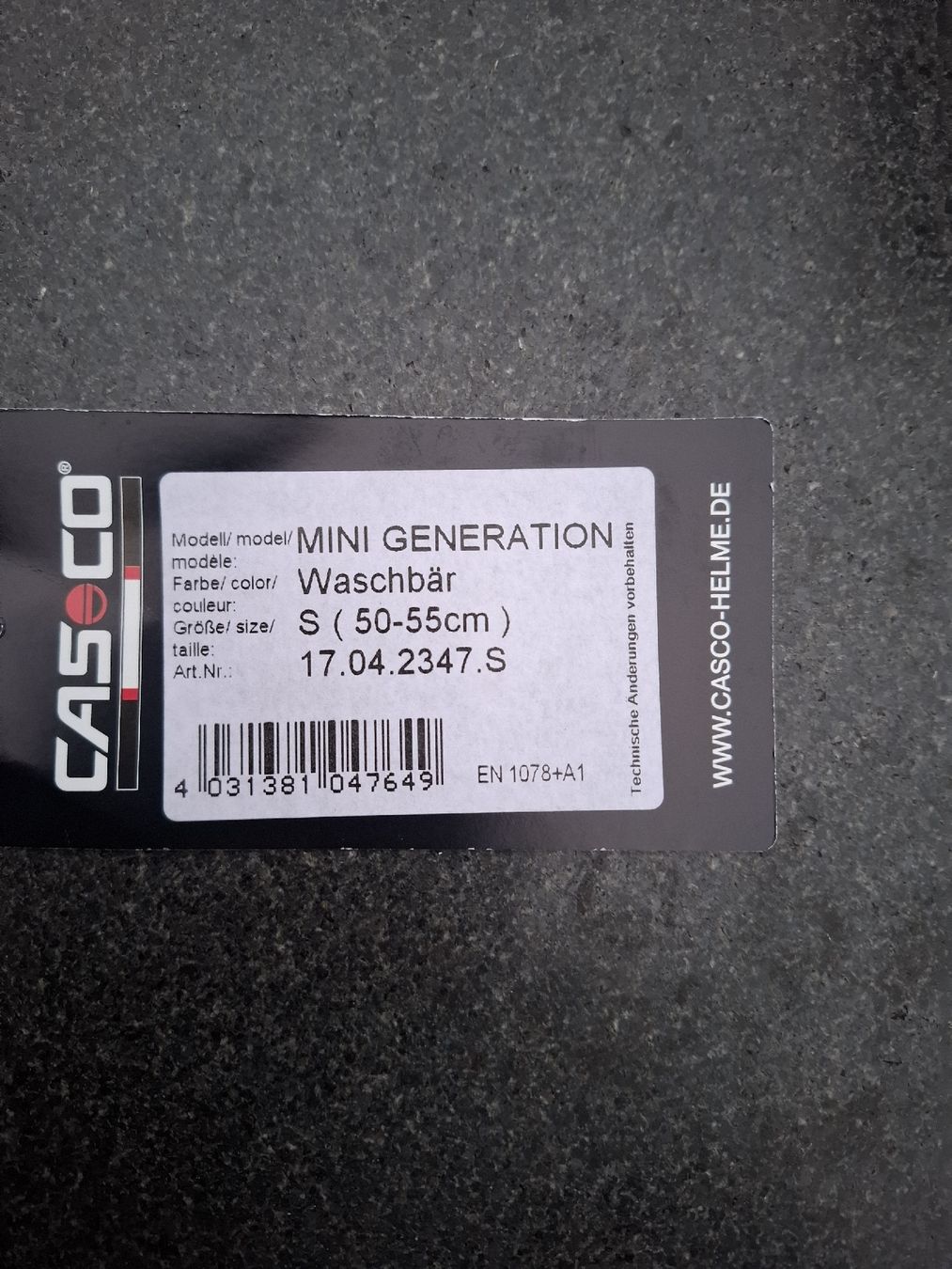 Caschi: CASCO Mini Generation Kinderhelm, Grösse S (50-55cm) – Nuovo (secondo la descrizione) da Balterswil venduto da schnecke89 2