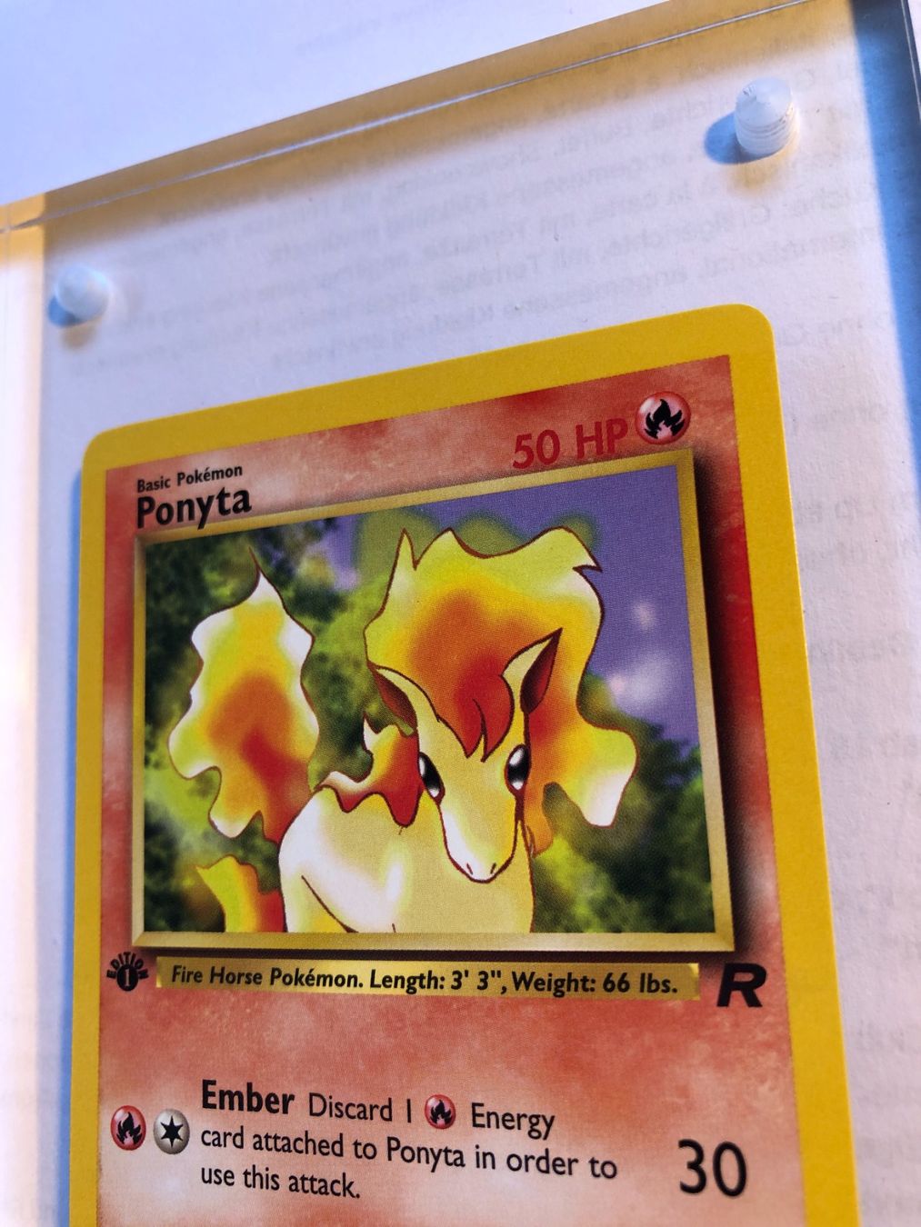 Cartes à collectionner: Ponyta 1st Team Rocket - MINT - ab 1.- – D'occasion à Giubiasco par dan_pr8b 3