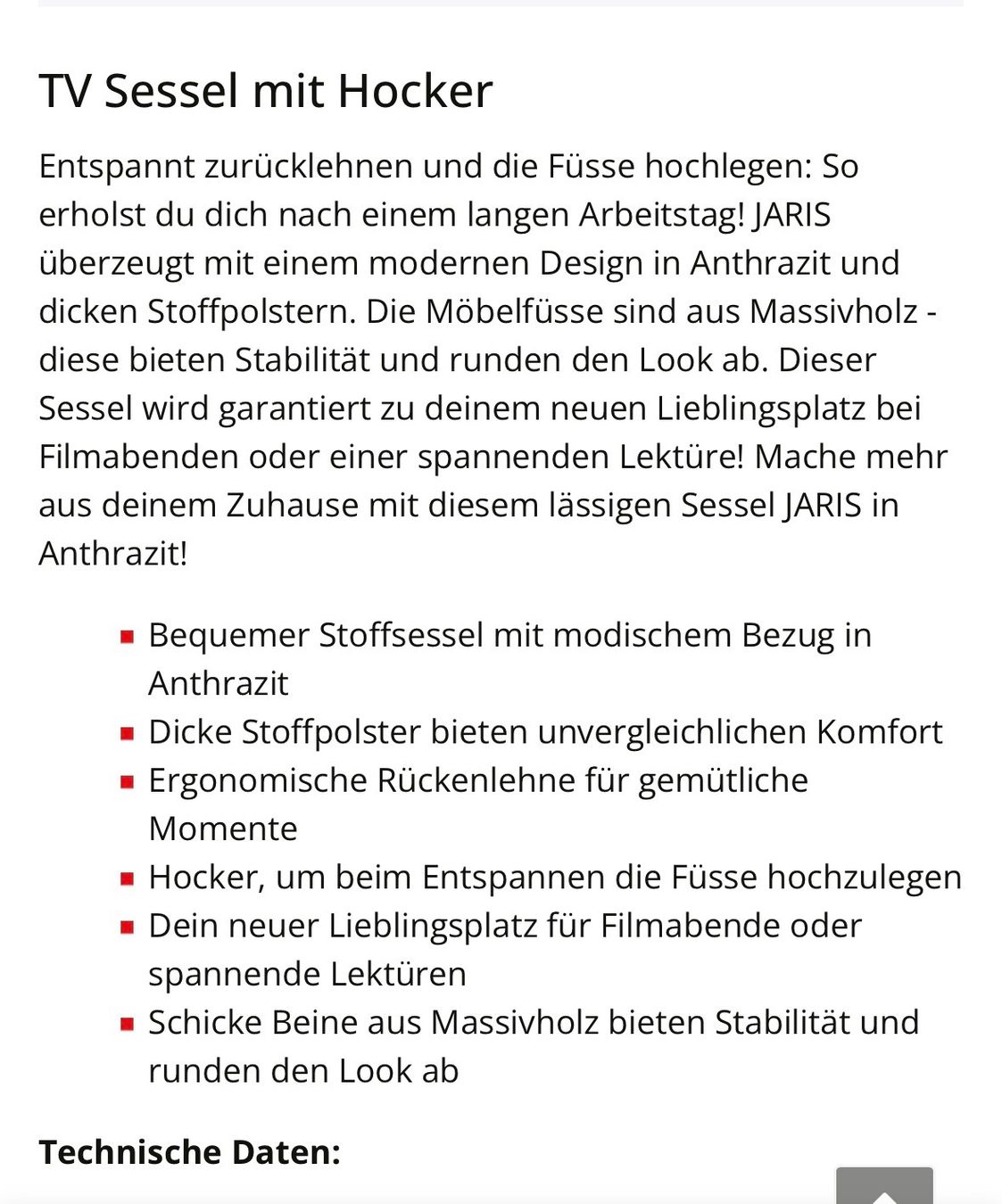 Sessel: 2x Sessel mit Hocker JARIS – Neu (gemäss Beschreibung) aus Regensdorf von FSCHMID1986 3