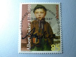 2010 Sondermarke Albert Anker  1553 ET Vollstempel