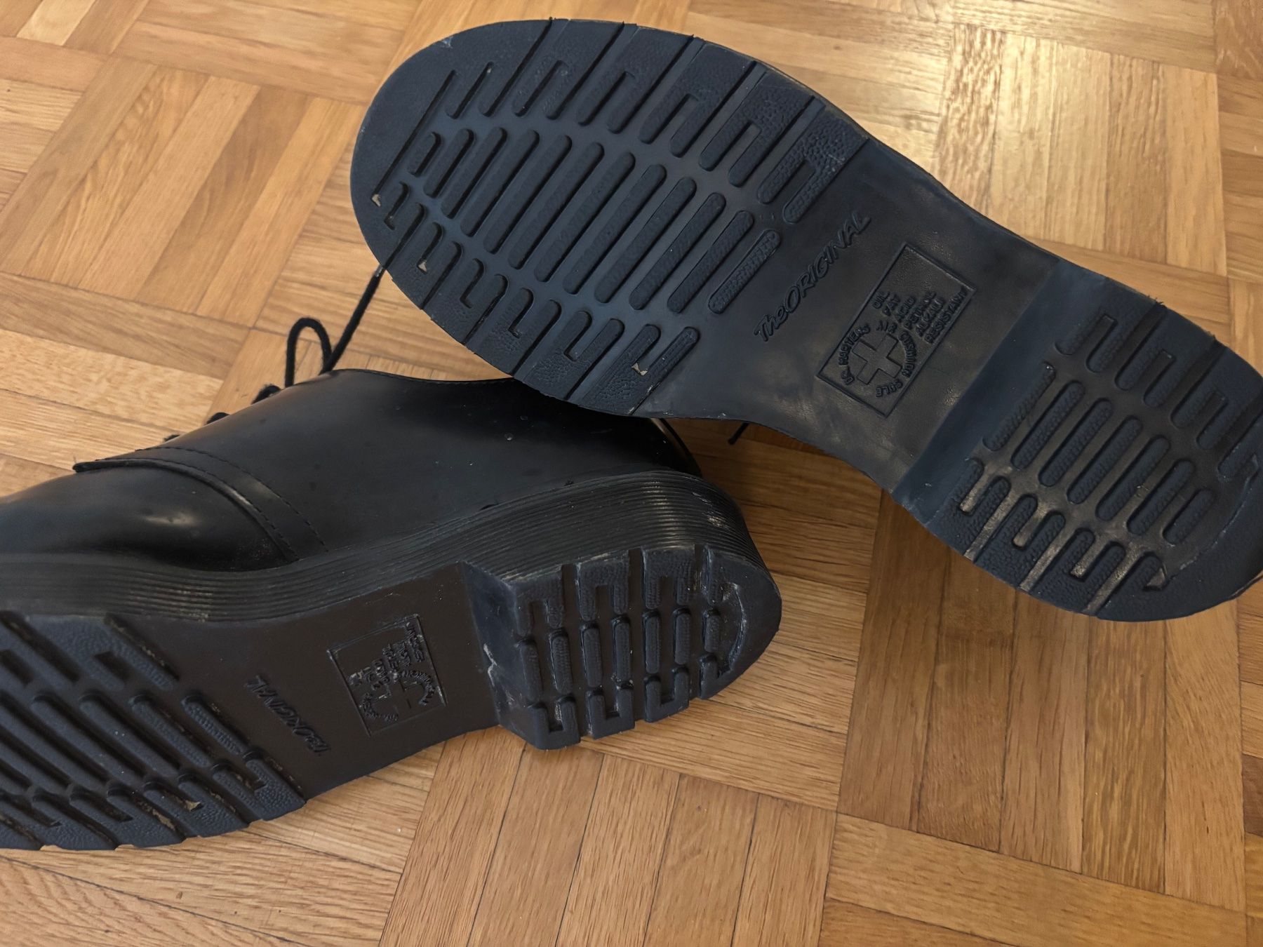 Dr. Martens Scarpe da uomo: DR. MARTENS 1461 HALBSCHUHE SCHWARZ – Usato da Adliswil venduto da buchstabensuppe 4
