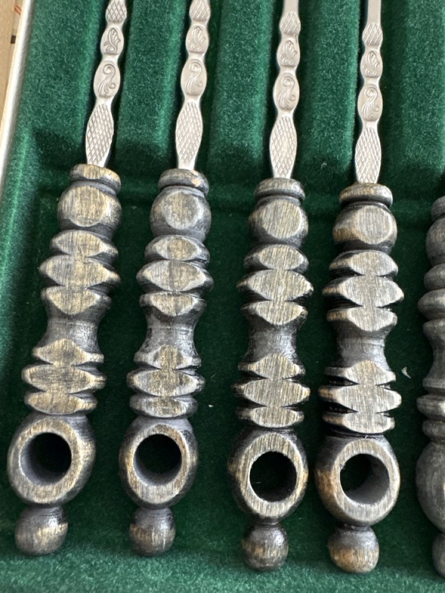 Set di posate: Fondue Gabeln und Löffel - Gabel Set Vintage – Nuovo e nell'imballaggio originale da Bellinzona venduto da LuganoBoutique 3