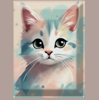 🔥 MANGA CAT Katzen Blechschild 🎀 12x18cm OVP 🔥