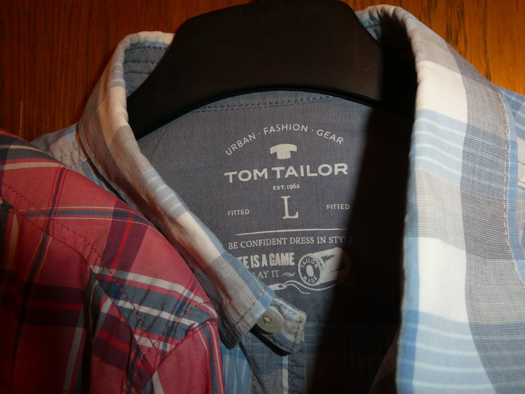 Tom Tailor Camicie: Tom Tailor Hemden kariert, Gr. M/L, Sommer Look – Usato da Mels venduto da KOSL 6