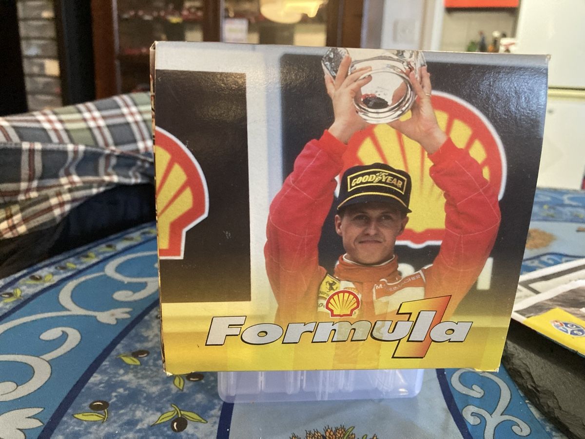 Ferrari Modellini d'auto: Ferrari  formula 1.  Shell. 1/20. Michael Schumacher – Usato da Versoix venduto da Jeannot57 2