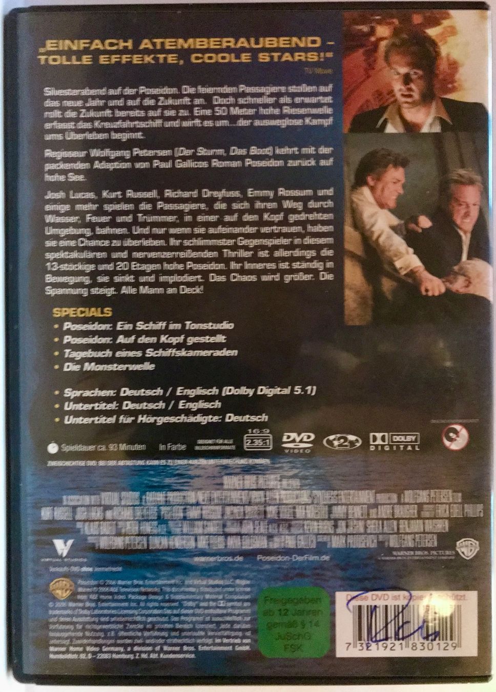 Alle DVDs: Poseidon - 2-Disc Edition – Gebraucht aus Lostorf von heidimeier 1