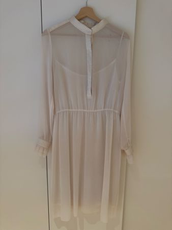Kleid Marccain transparent cremefarben