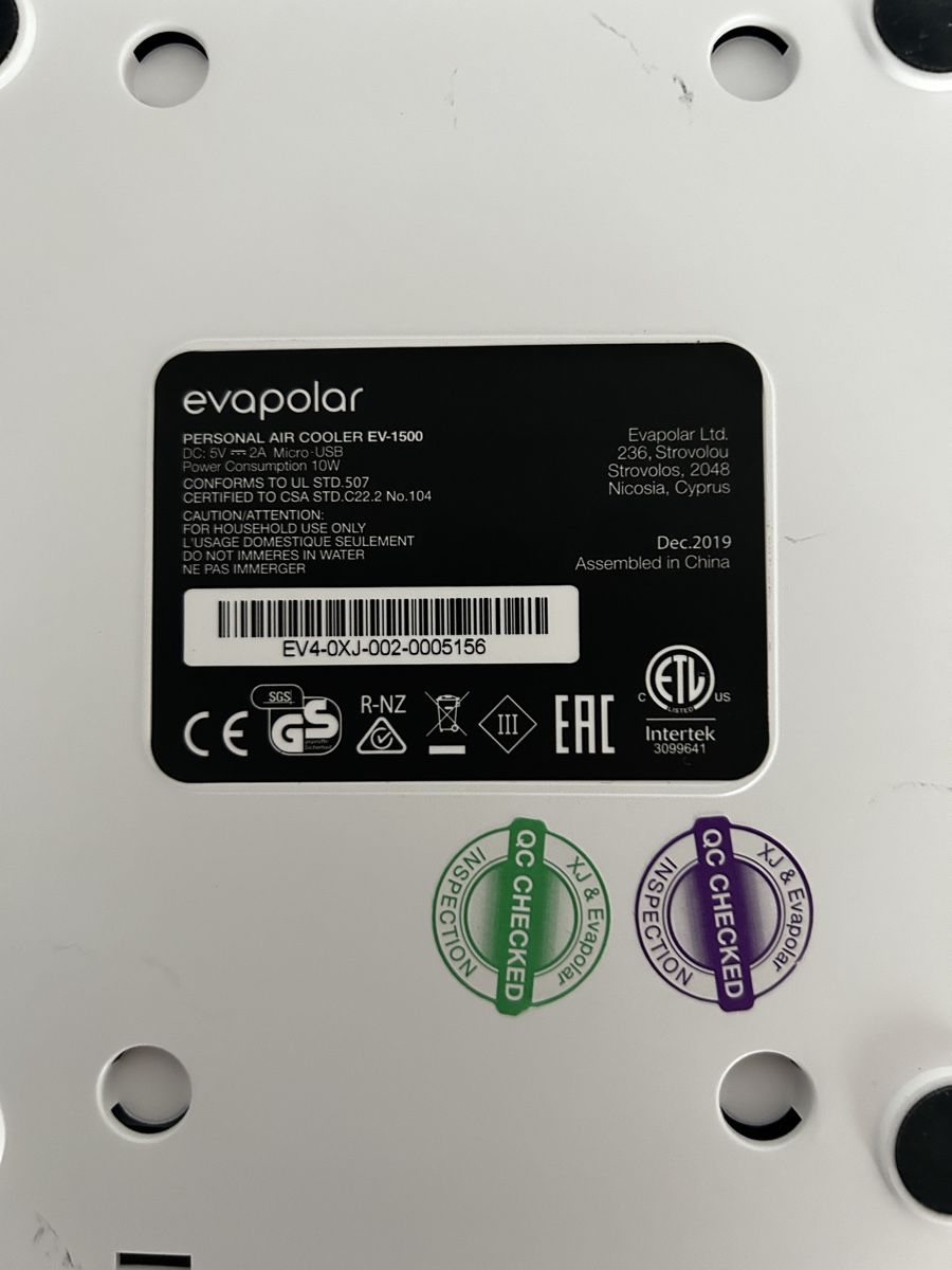 Klimageräte: Evapolar EV-1500 evaLIGHT Plus Luftkühler Klimagerät – Gebraucht aus Würenlos von Michelleh123 4