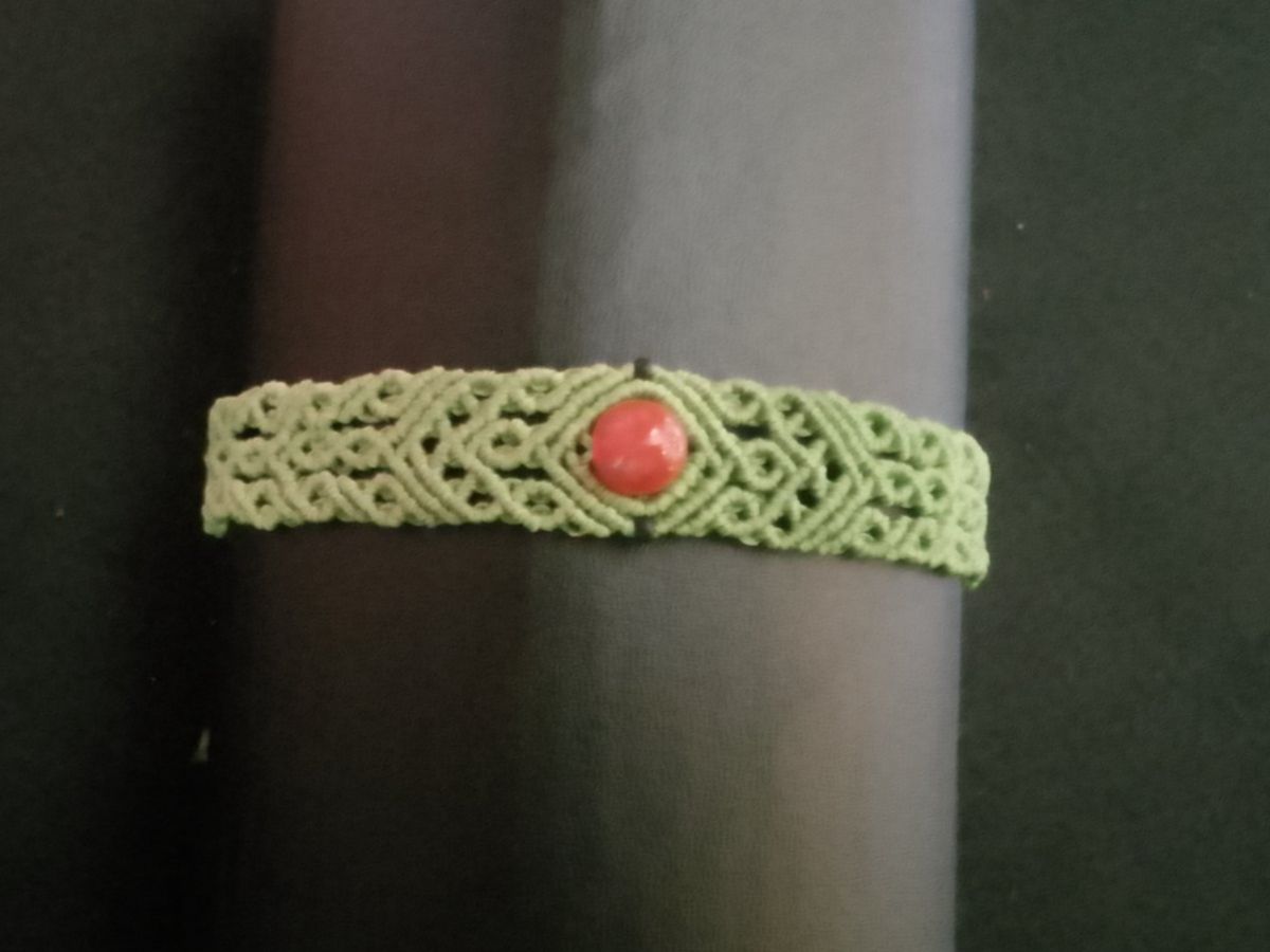 Bracciali & Braccialetti: handgemachtes Makramee Armband mit Karneol – Nuovo (secondo la descrizione) da Pfäffikon ZH venduto da Emporos_42
