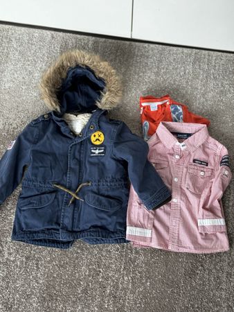 Winterjacke & Hemden Gr. 98/104 Zara Geox s.Oliver