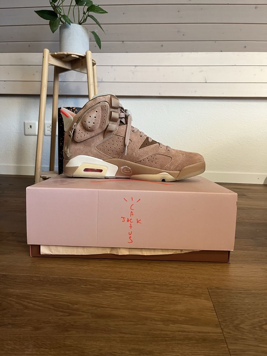 Jordan Scarpe da uomo: JORDAN 6 Retro Travis Scott British Khaki – Nuovo (secondo la descrizione) da Andelfingen venduto da Riggi_007 1