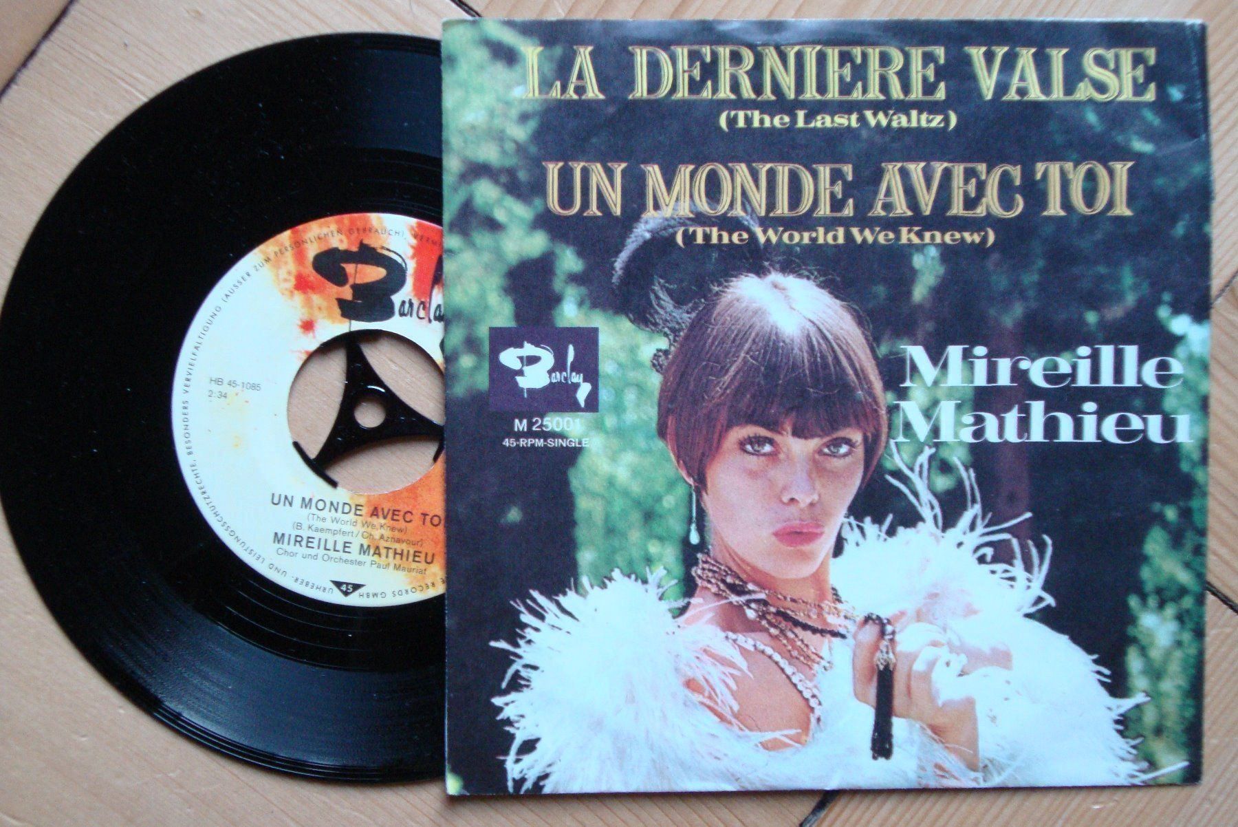 Schallplatten: MIREILLE MATHIEU - LA DERNIÈRE VALSE – Gebraucht aus Bern von Uli_10_11 1