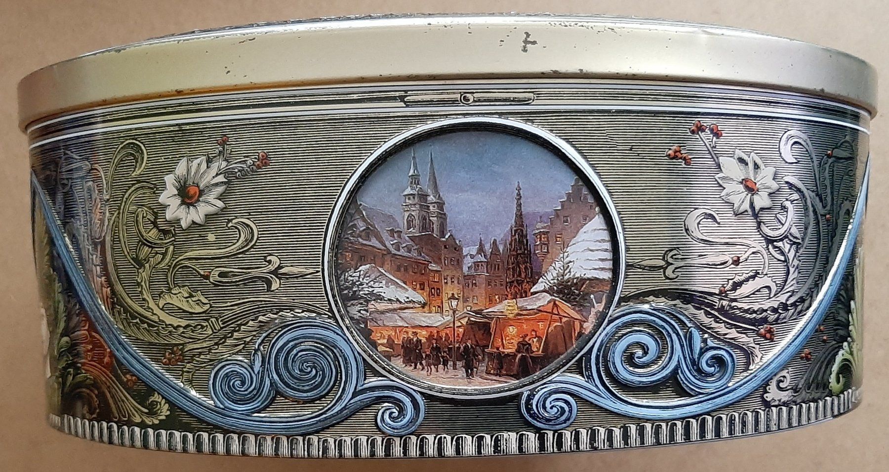 Barattoli: Boîte en métal Lebkuchen-Schmidt – Usato da Montet (Glâne) venduto da Koada2 1