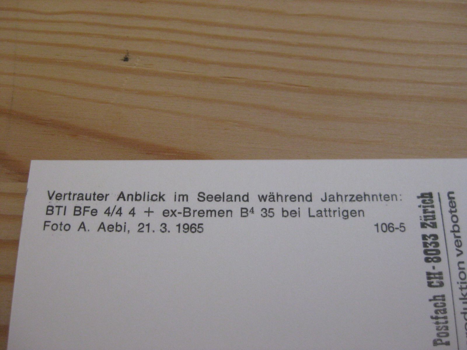Cartes postales: AK Lattrigen mit Zug – Neuf (Voir description) à Malters par Marosko 2
