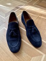 Doucal’s Tassel Loafer – Navy Wildleder – Grösse 42