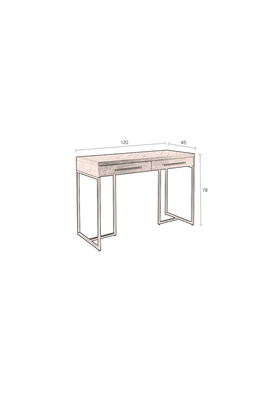 Scrivanie: Console Table Class Dutchbone / Lagerausverkauf – Nuovo (secondo la descrizione) da Schwerzenbach venduto da Mixi2018 3