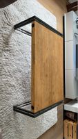 Couchtisch Holz Metall Landhausstil modern 120x60cm