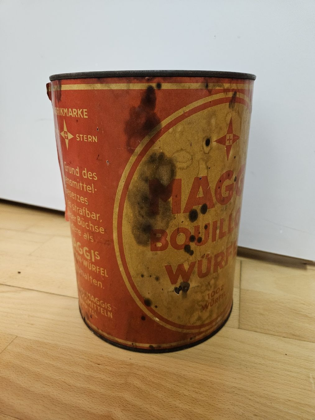 Alle Dekorationen: Vintage Maggi Bouillon Würfel Dose – Gebraucht aus Eschenbach SG von MarThu 2