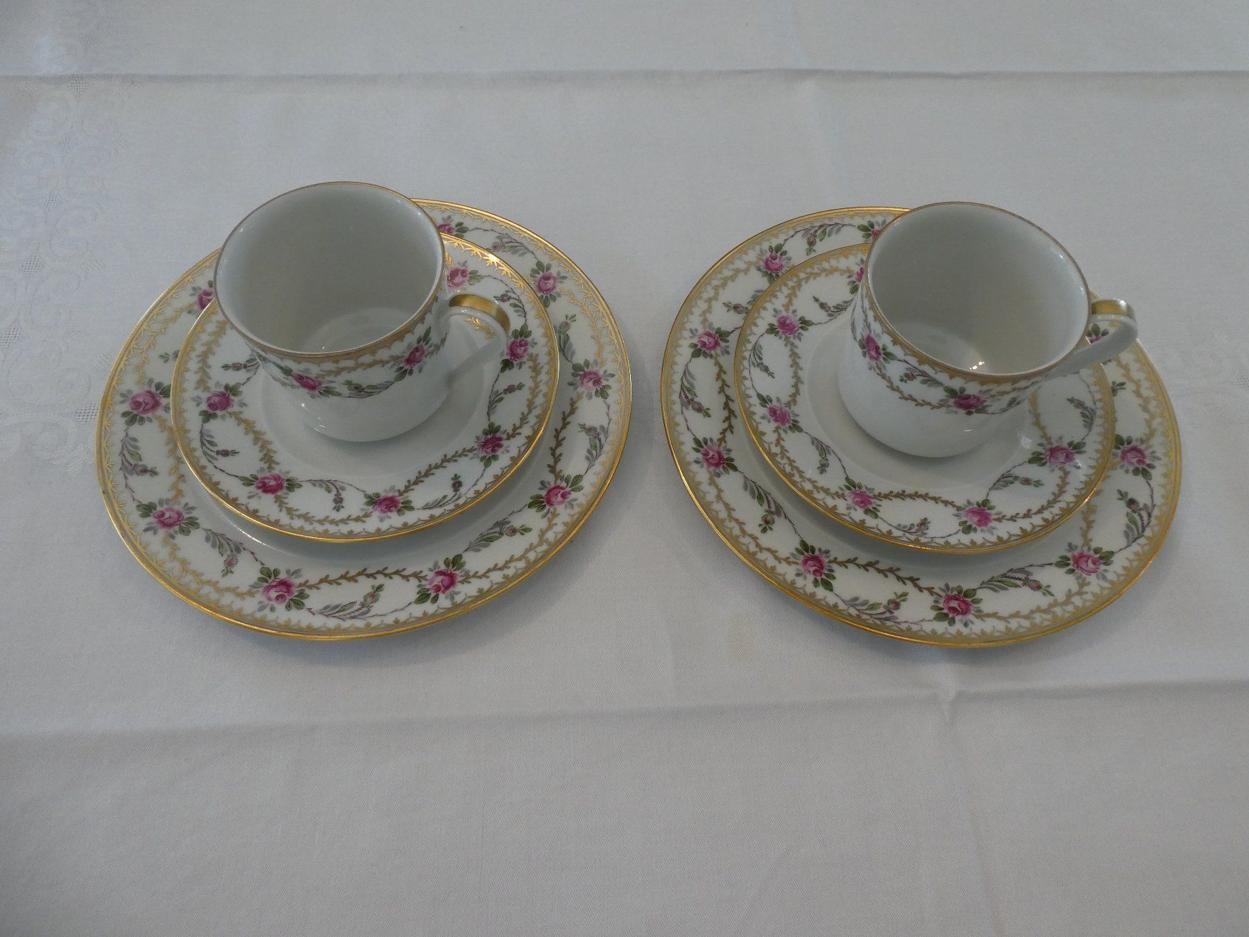 Geschirrsets: Handbemaltes Porzellan Kaffee-Set "Langenthal" – Neu (gemäss Beschreibung) aus Ehrendingen von Marcellolauti 1