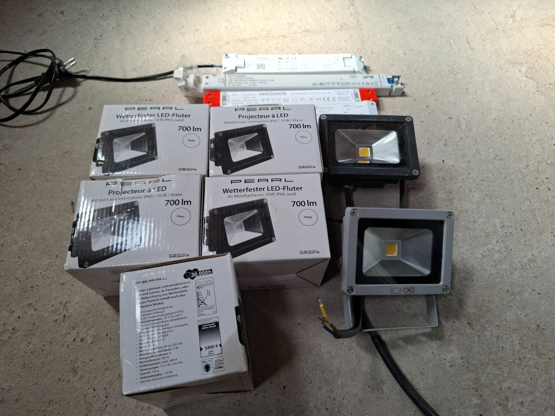 Fari: LED Scheinwerfer plus LED Trafo – Nuovo (secondo la descrizione) da Steg im Tösstal venduto da LARO14 3