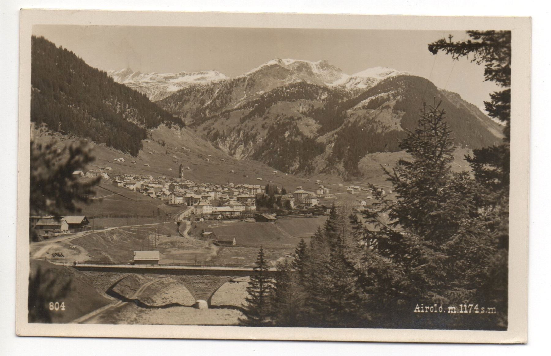Cartes postales: AIROLO Nr. 804 – D'occasion à Jona par philajona