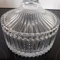 2x Glas Bonboniere / Neu/ Vintage