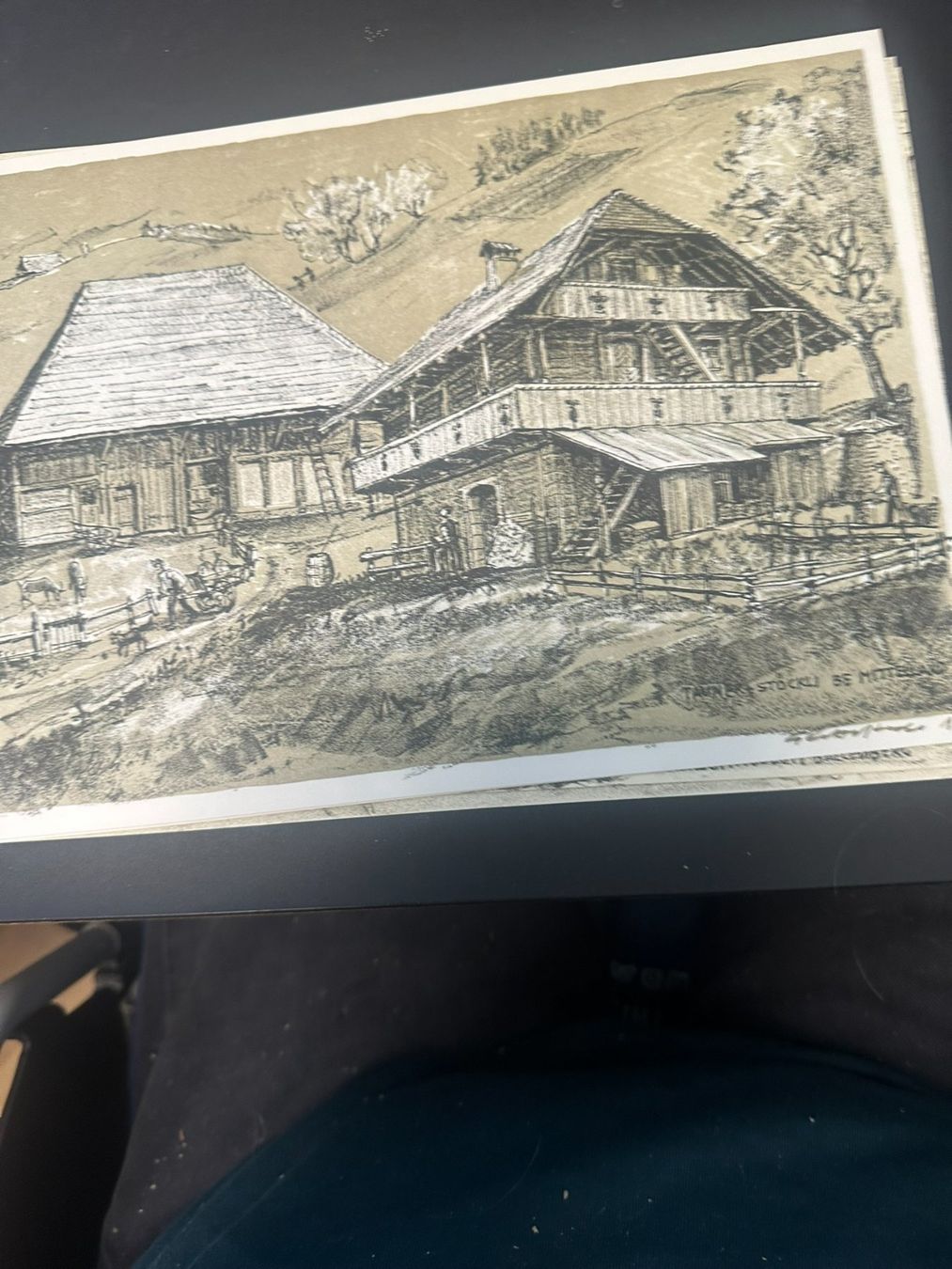 Grafica & Litografie: Ballenberg, Lithografie Gustav Ritschard – Nuovo (secondo la descrizione) da Lyssach venduto da Zsag