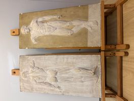 Bassorilievo anatomico uomo collezione 2 pezzi 1906