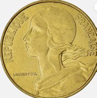 Münze, Frankreich, 20 Centimes 1967/ 75/84/85