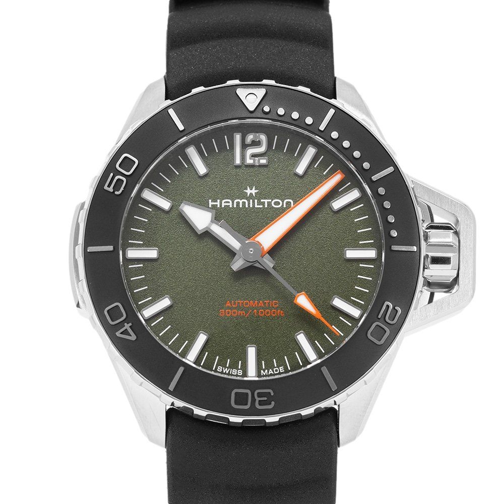 Hamilton Uhren: Hamilton H77455360 Khaki Navy Frogman Auto – Neu und originalverpackt aus Schindellegi von harveystore 1