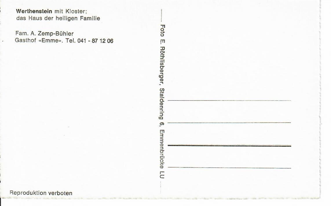 Cartes postales: Werthenstein – D'occasion à Hochdorf par Ziegel-16 1