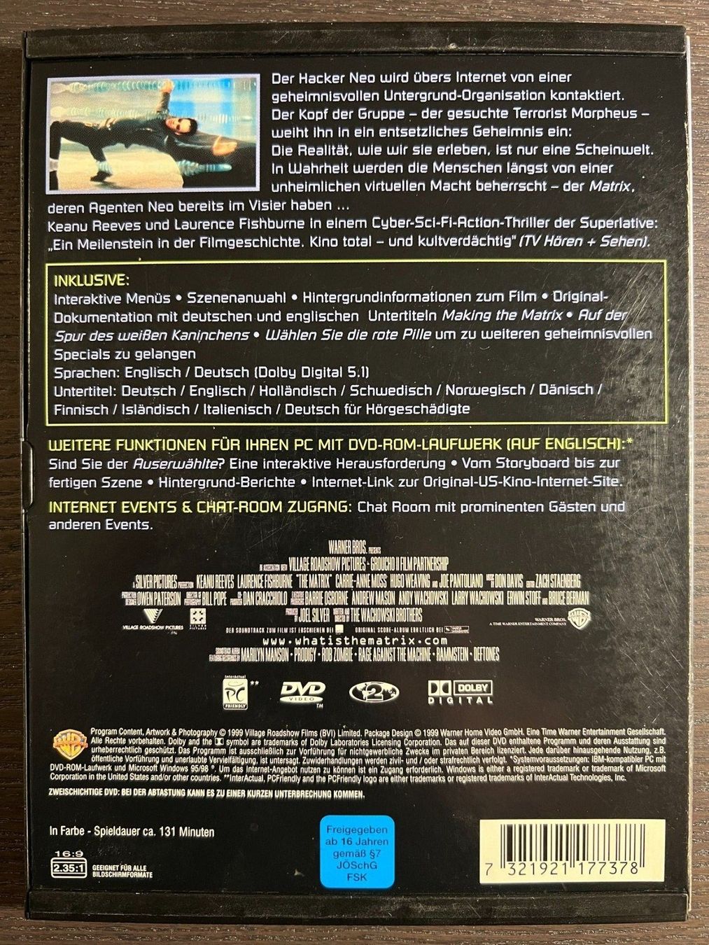Alle DVDs: Matrix – Gebraucht aus Zürich von FilmFreunde 1