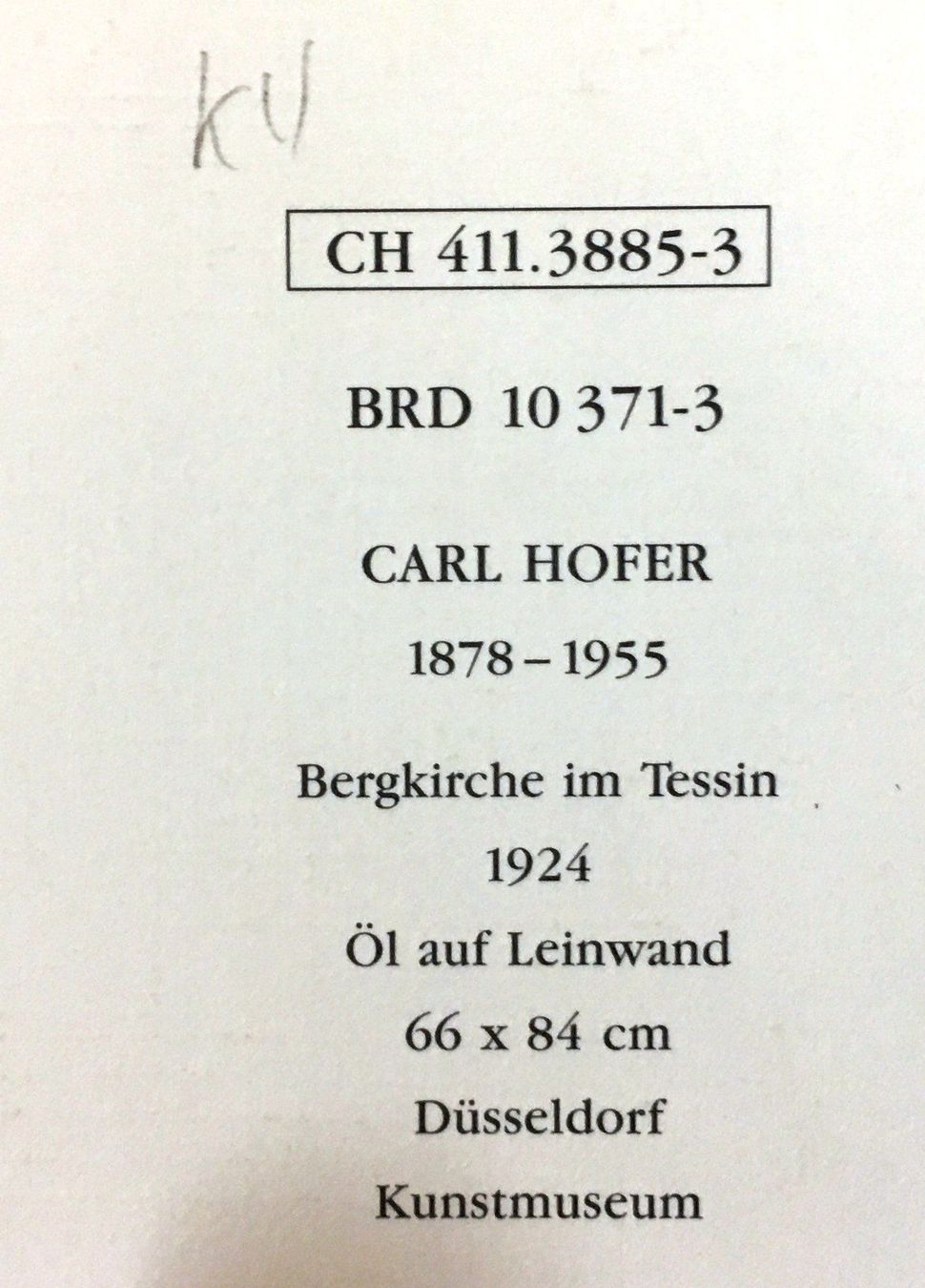 Foto & Immagini: 1989-Kunstdruck C. Hofer - 60 x 48cm – Usato da Oftringen venduto da Vucki 1