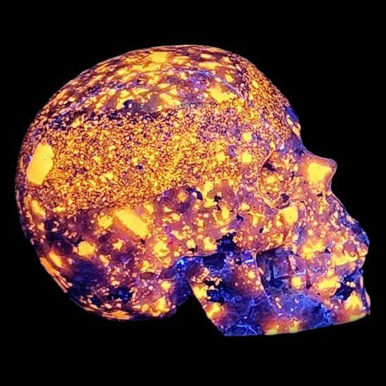Minerali & Pietre curative: Yooperlite UV Skull – Nuovo (secondo la descrizione) da Walenstadt venduto da vkt_qc8d 3