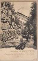 BIEL/BIENNE  -  TAUBENLOCH  - Train à vapeur - 1903