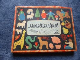 Modellier-Spiel,Litho,Künstler,Schweizer-Kreuz,Spielanleitun