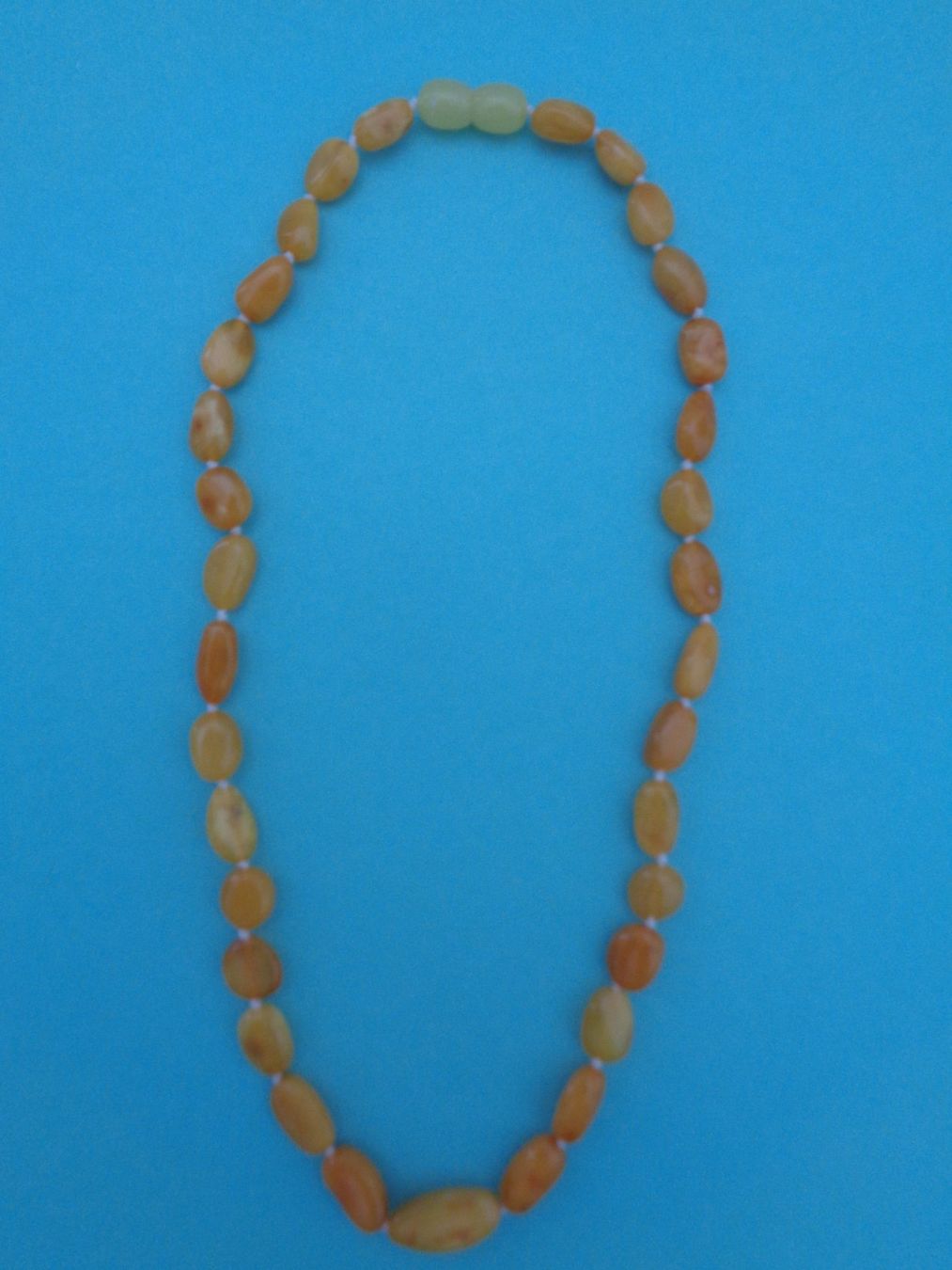 Catenine: Natur Bernstein Butterscotch Kette 45 cm. – Usato da Chur venduto da omonia