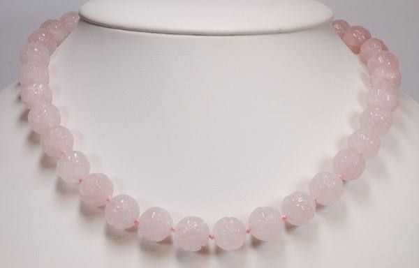 Catenine: ♛ Wunderschöne Rosenquarz Kette – Nuovo e nell'imballaggio originale da Oberglatt ZH venduto da Hot-Spot 1
