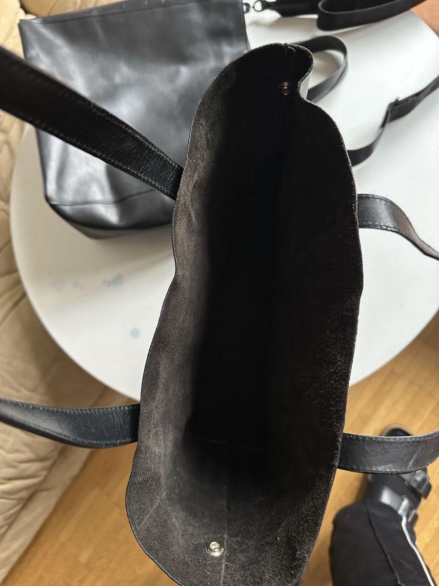 Borse: Vintage Leather Shopper Black  – Usato da Basel venduto da luc_j2xz 7