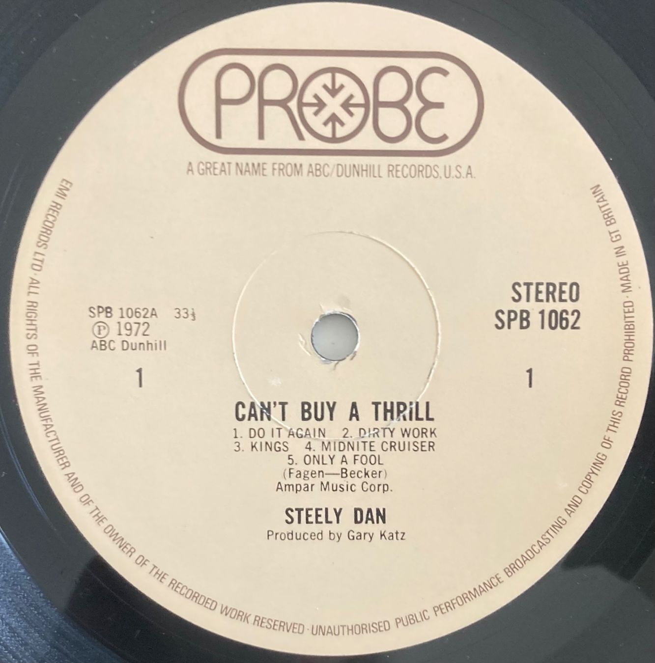 Vinyles: STEELY DAN - CAN'T BUY A THRILL – D'occasion à Poliez-Pittet par Newtown-Records 3