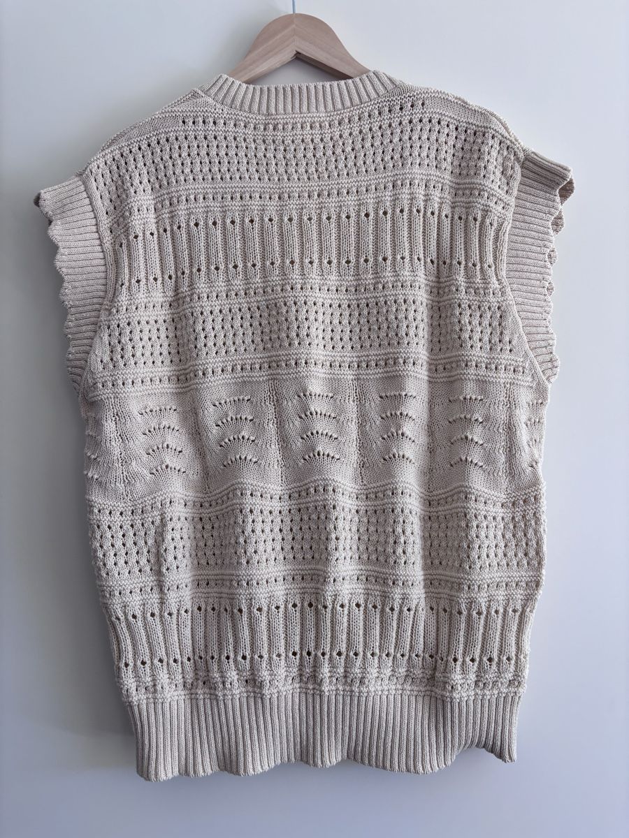 Promod Maglioni & Felpe: Promod Häkelpullover, ärmellos / Pull sans manches crochet – Nuovo (secondo la descrizione) da Thalwil venduto da Salome89CH 1