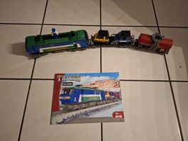 Lego Eisenbahn Lok und Waggons