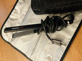 BaByliss Pro Glätteisen, wie neu, mit Tasche