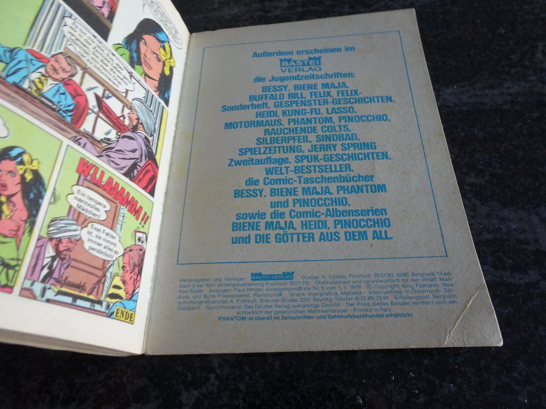 Fumetti: Phantom Comic Bastei Nr.14 - Retro Abenteuer Comic! – Usato da Zürich venduto da Roulet 7