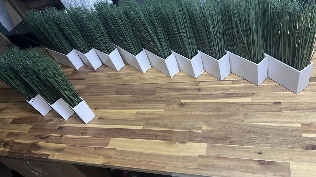 Ikea Tutte le decorazioni: 12 Kunstgras Pflanzen IKEA  mit weissem Topf Grösse – Usato da Wil SG venduto da mia2016 4