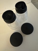 WMF Öl Essig  Set 2-teilig Glas schwarz gebraucht