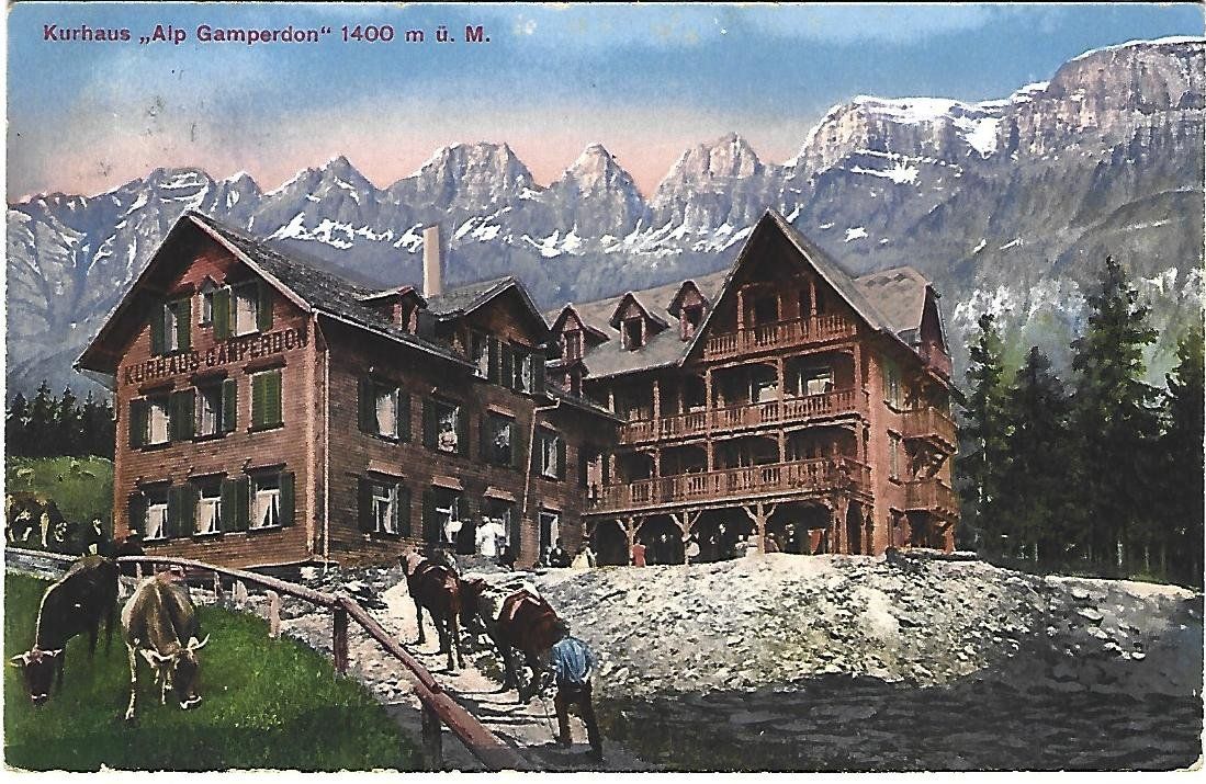 Cartoline postali: Flumserberg Alp Gamberdon – Usato da Wetzikon ZH venduto da Brulu100