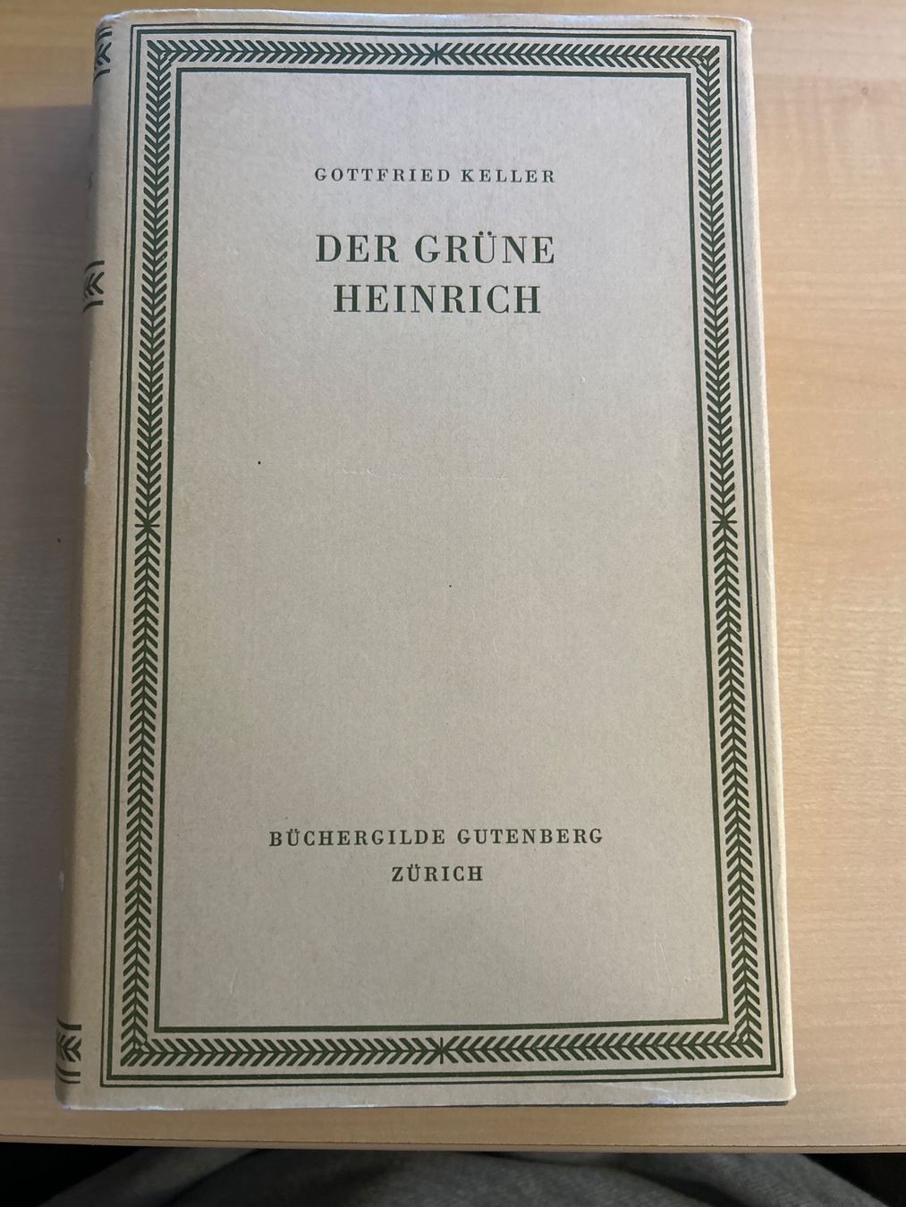 Bücher: Gottfried Keller: Der grüne Heinrich – Gebraucht aus Aarau von R-O-G-E-R